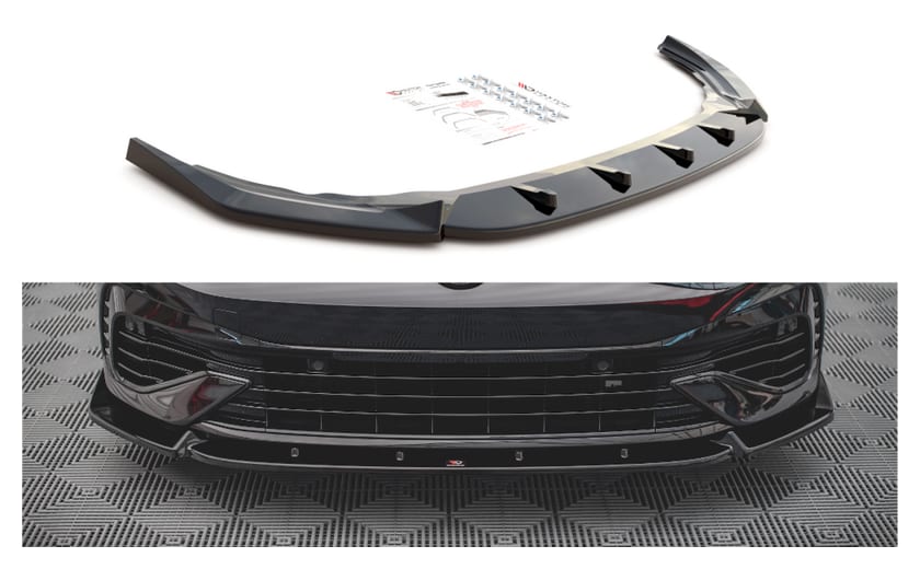 Splitter Volkswagen Golf 8 R przód v.2 Gloss Black