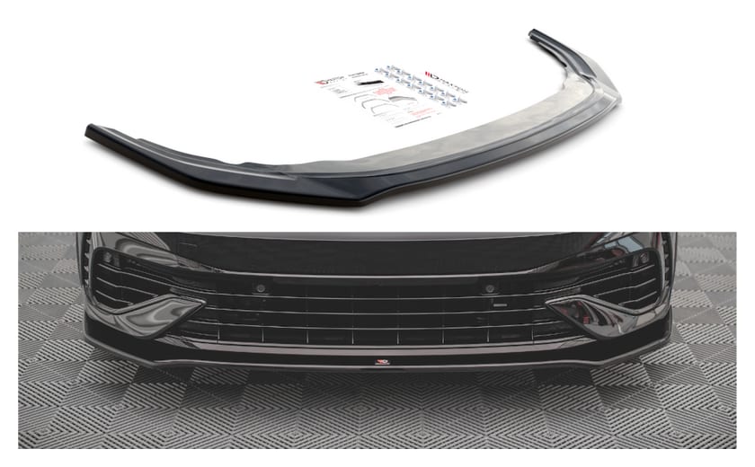 Splitter Volkswagen Golf 8 R przód v.3 Gloss Black