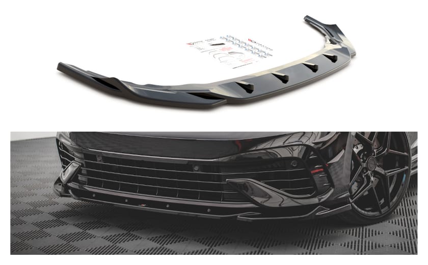 Splitter Volkswagen Golf 8 R przód v.4 Gloss Black
