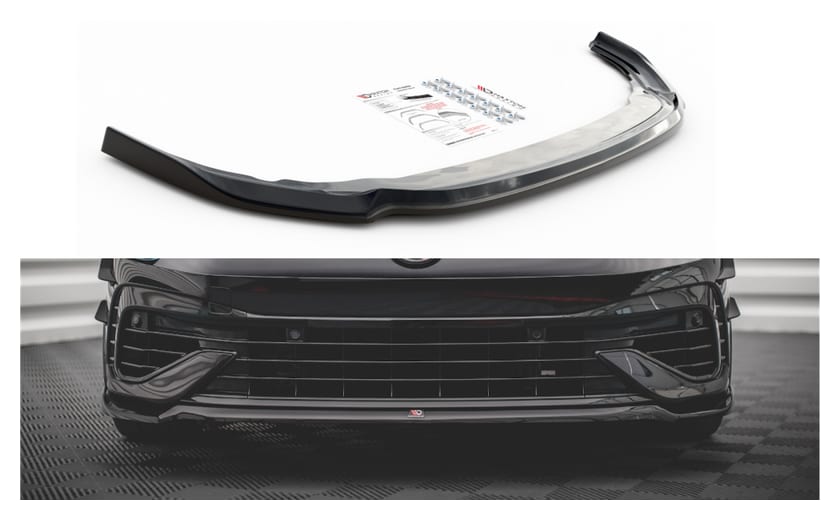 Splitter Volkswagen Golf 8 R przód v.6 Gloss Black
