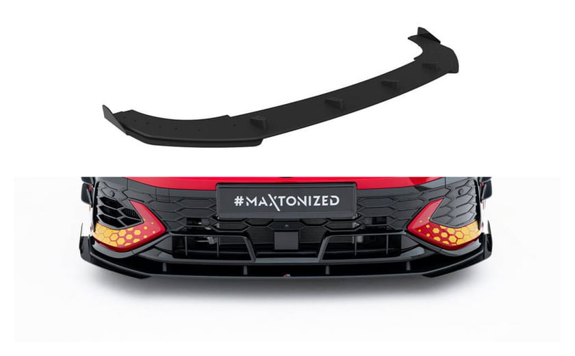 Splitter Volkswagen Golf GTI Clubsport Mk8 Facelift Przód Street Pro Black + Gloss Flaps