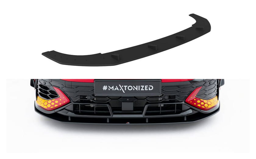 Splitter Volkswagen Golf GTI Clubsport Mk8 Facelift Przód Street Pro Black-Red