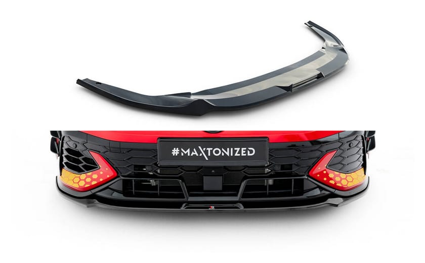 Splitter Volkswagen Golf GTI Clubsport Mk8 Facelift Przód v.3
