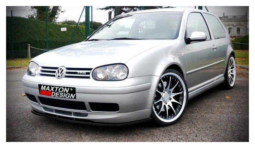 Splitter Volkswagen Golf IV przód Do Zderzaka Przedniego 25th Gloss Black