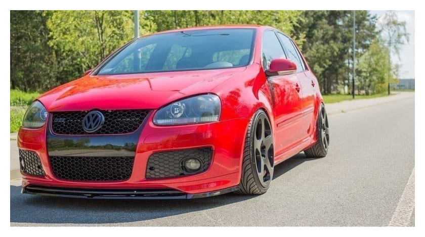 Splitter Volkswagen Golf V GTI przód do Zderzaka Przedniego 30th Gloss Black