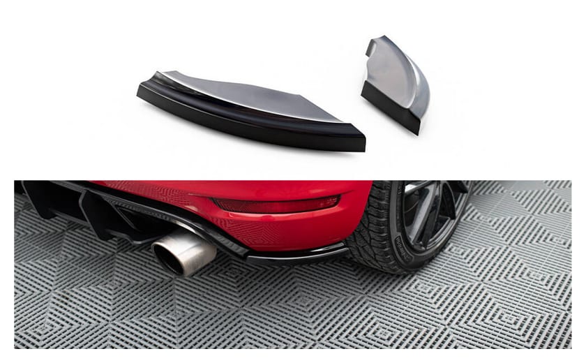Splitter Volkswagen Golf VI GTI 35th Tył Boczne Gloss Black