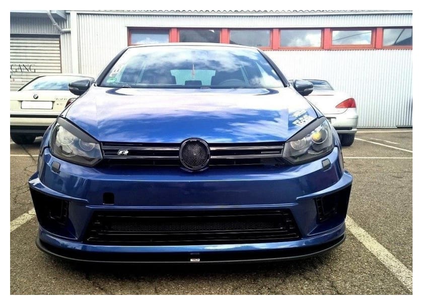 Splitter Volkswagen Golf VI przód Do R400 Gloss Black