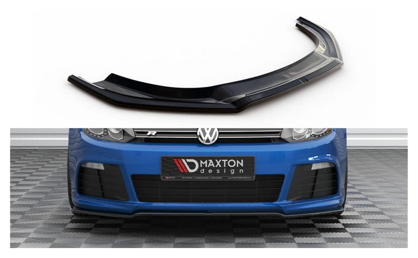 Splitter Volkswagen Golf VI R przód v.2