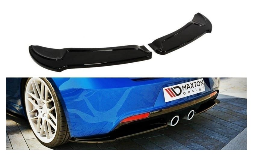 Splitter Volkswagen Golf VI R Tył Boczne Gloss Black