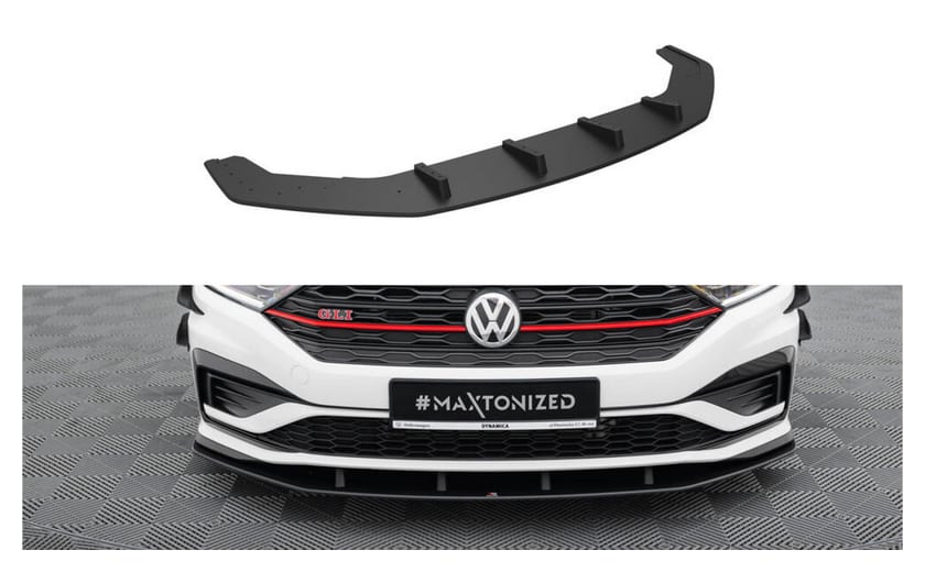 Splitter Volkswagen Jetta GLI Mk7 Przód Street Pro Black-Red