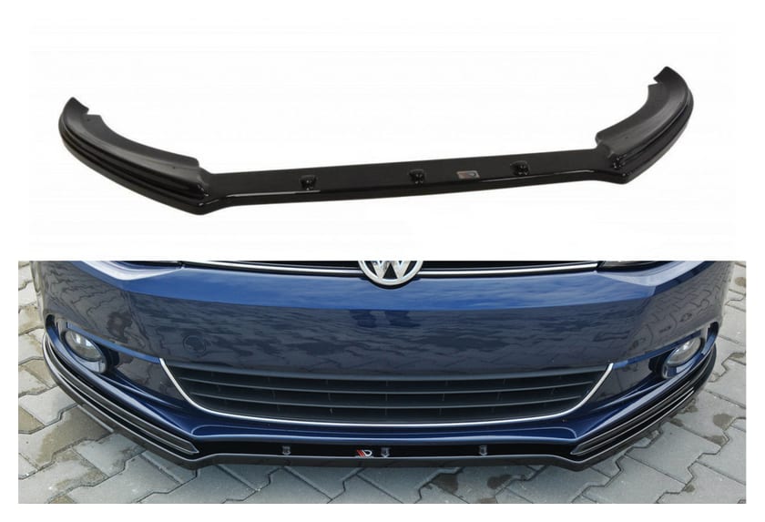 Splitter Volkswagen Jetta VI GLI przód v.1 Gloss Black