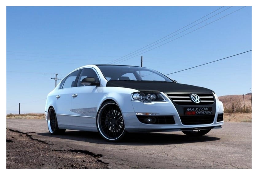 Splitter Volkswagen Passat B6 przód Gloss Black