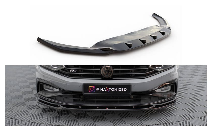 Splitter Volkswagen Passat B8 Facelift R-Line przód v.2