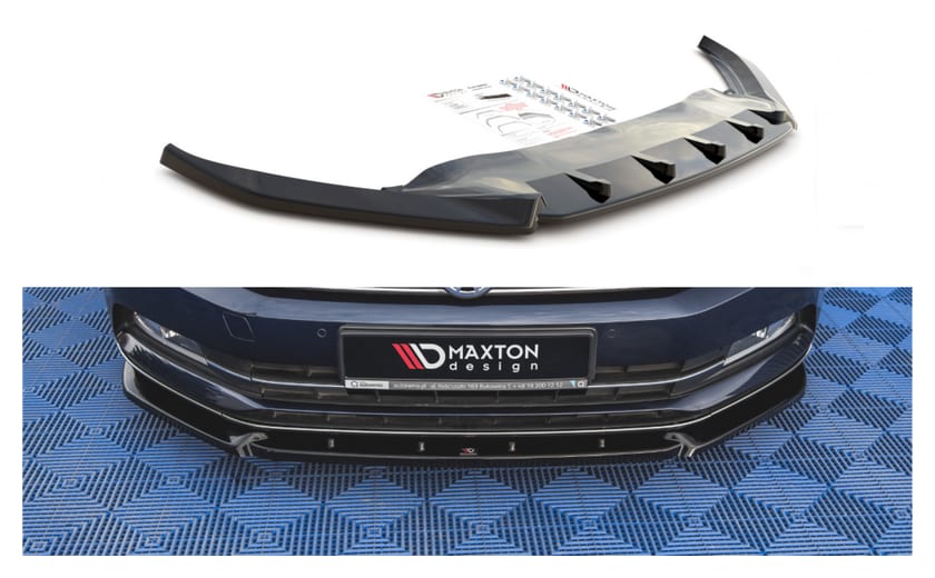 Splitter Volkswagen Passat B8 przód v.2 Gloss Black