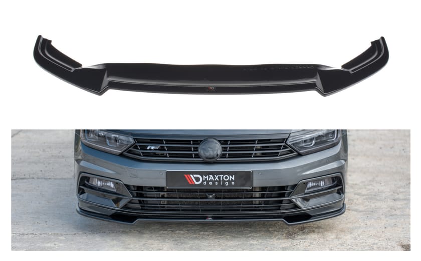 Splitter Volkswagen Passat B8 R-Line przód v.2 Gloss Black