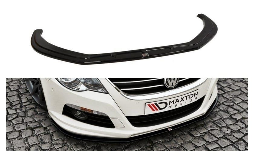 Splitter Volkswagen Passat CC R36 Rline przód Gloss Black