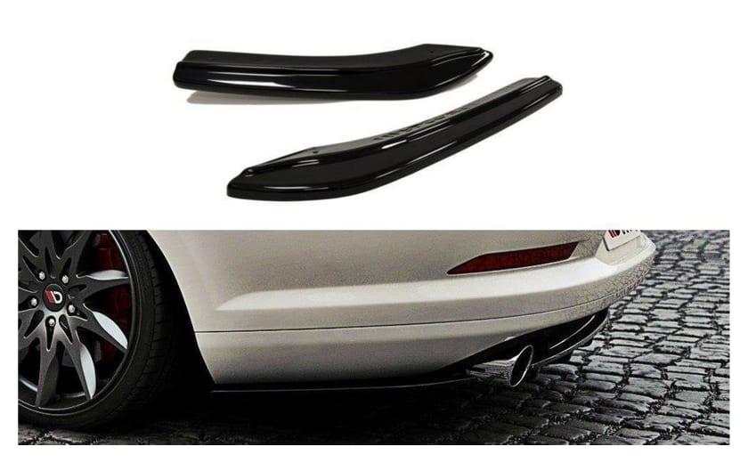 Splitter Volkswagen Passat CC R36 Rline Tył Boczne Gloss Black
