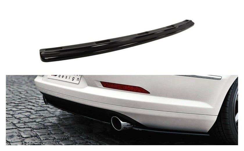 Splitter Volkswagen Passat CC R36 Rline Tył Środkowy Bez Dyfuzora Gloss Black