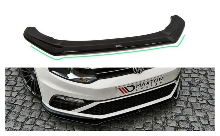 Splitter Volkswagen Polo V Facelift GTI przód v.2 Gloss Black