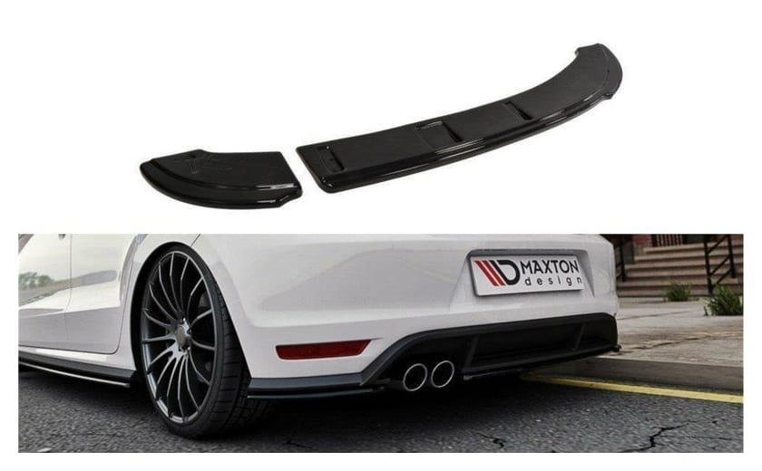 Splitter Volkswagen Polo V Facelift GTI Tył Gloss Black