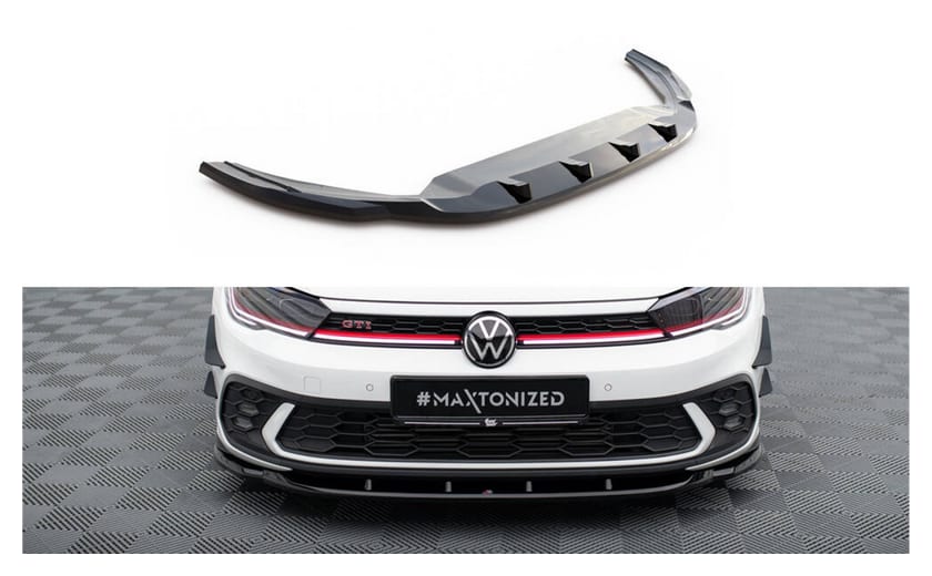 Splitter Volkswagen Polo VI Facelift GTI przód v.1