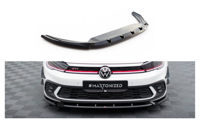Splitter Volkswagen Polo VI Facelift GTI przód v.2