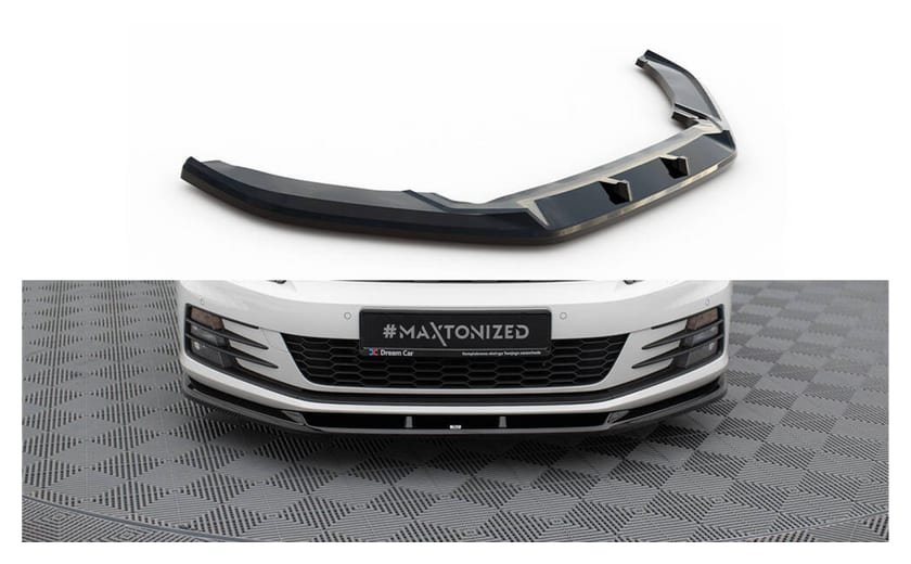 Splitter Volkswagen Scirocco III Facelift przód v.1