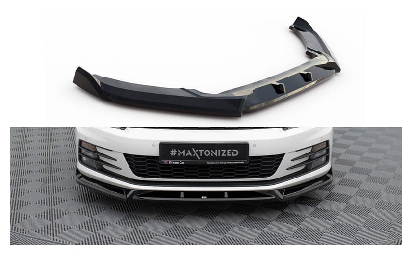 Splitter Volkswagen Scirocco III Facelift przód v.2