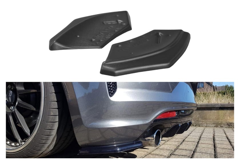 Splitter Volkswagen Scirocco III Facelift R Tył Boczne Gloss Black