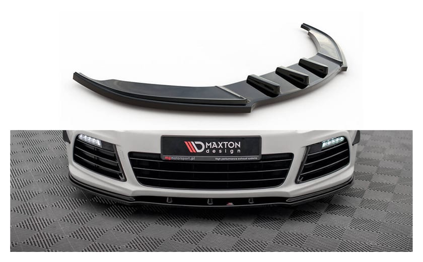 Splitter Volkswagen Scirocco III R przód Gloss Black