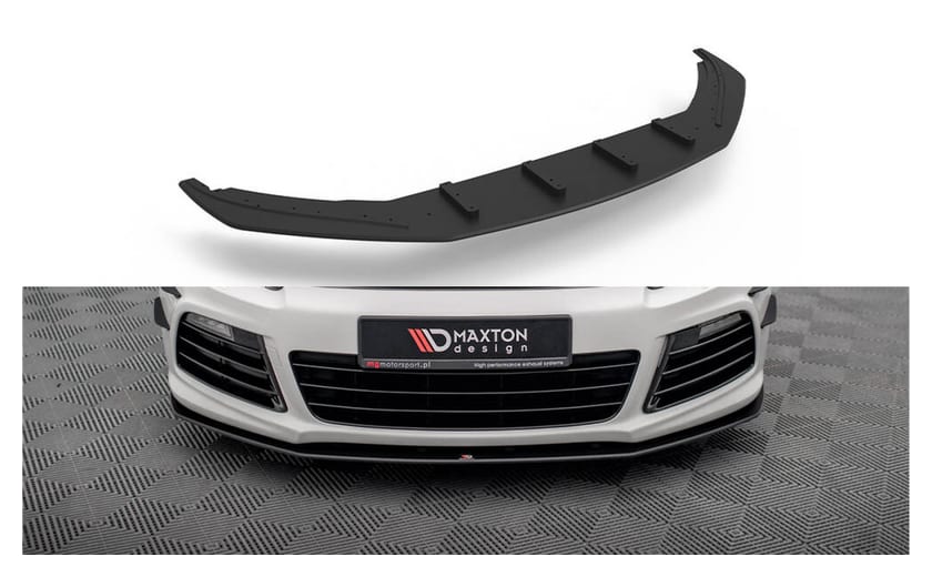 Splitter Volkswagen Scirocco III R Przód Pro Black