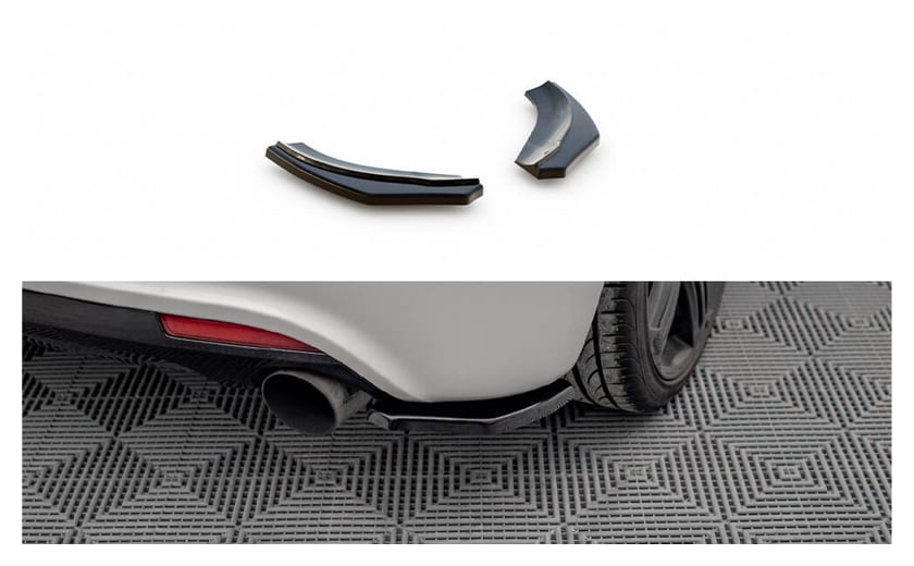 Splitter Volkswagen Scirocco III R Tył Boczne Gloss Black