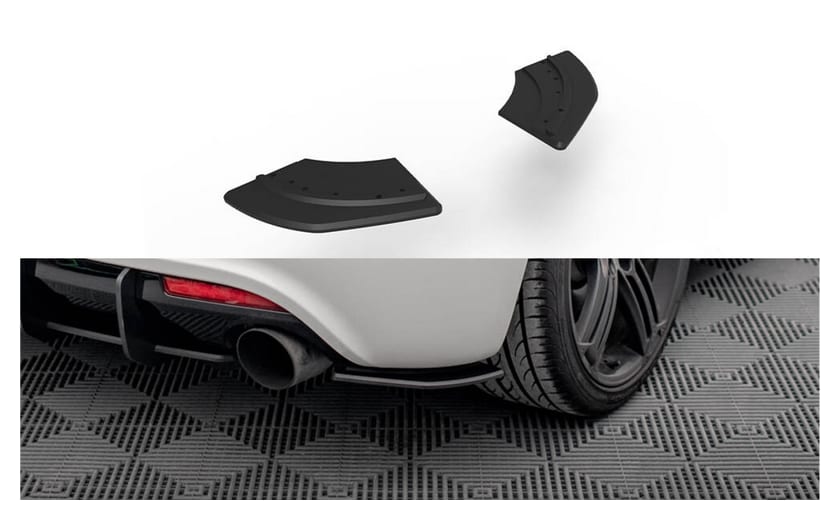 Splitter Volkswagen Scirocco III R Tył Boczne Street Pro Black
