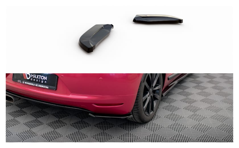 Splitter Volkswagen Scirocco III Tył Boczne Gloss Black