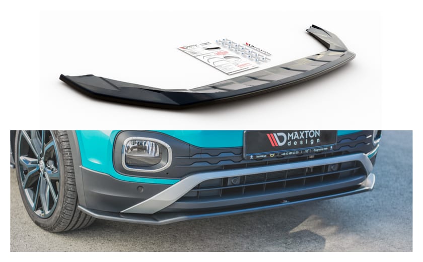 Splitter Volkswagen T-Cross przód Gloss Black