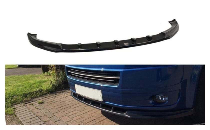 Splitter Volkswagen T5 Facelift przód Gloss Black