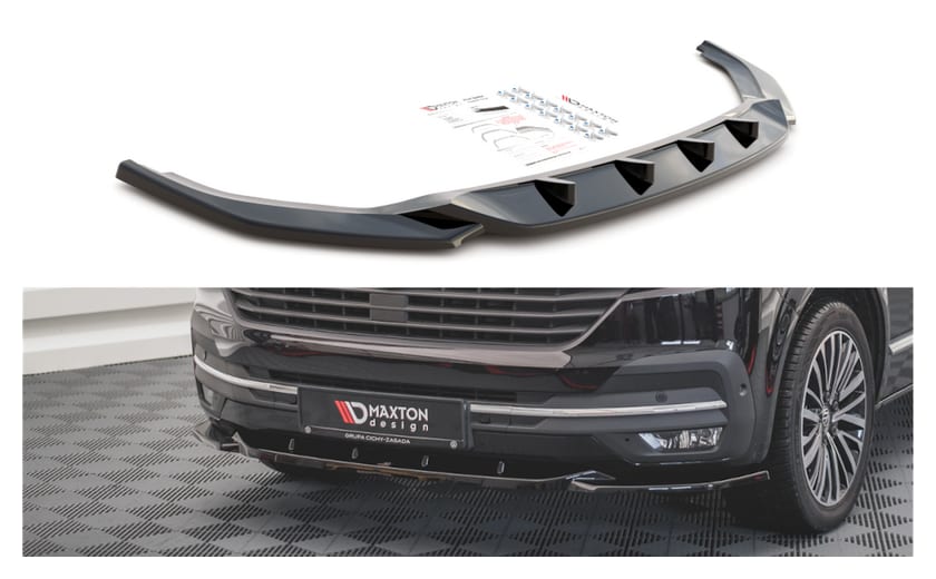 Splitter Volkswagen T6 Facelift przód v.2 Gloss Black