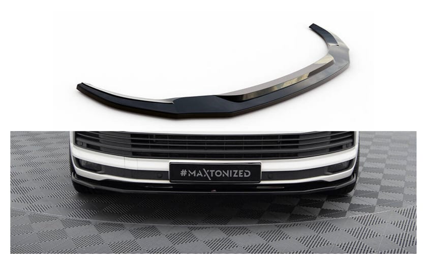 Splitter Volkswagen T6 przód v.2 Gloss Black