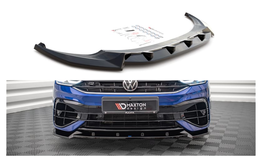 Splitter Volkswagen Tiguan II Facelift R przód v.2 Gloss Black