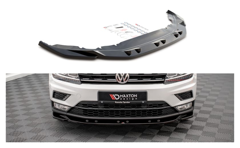 Splitter Volkswagen Tiguan II przód Gloss Black