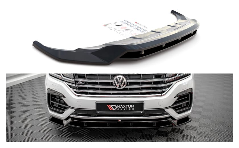Splitter Volkswagen Touareg III R-line przód Gloss Black