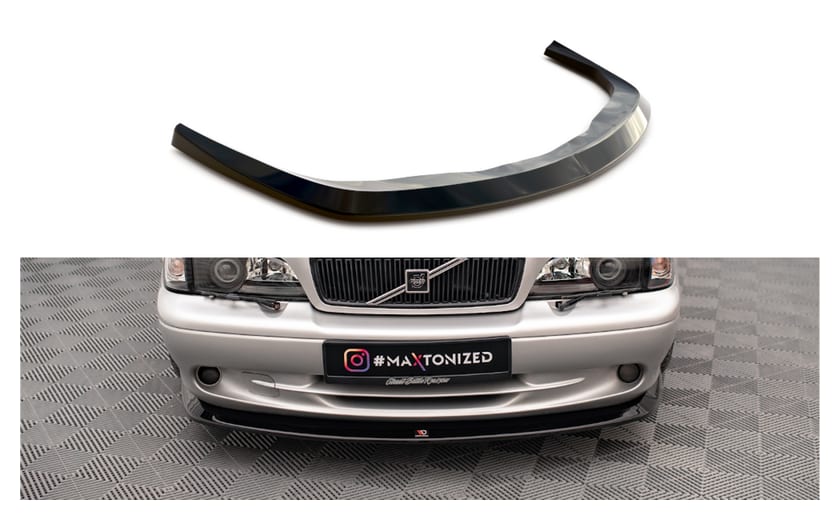 Splitter Volvo C70 I przód v.1 Gloss Black