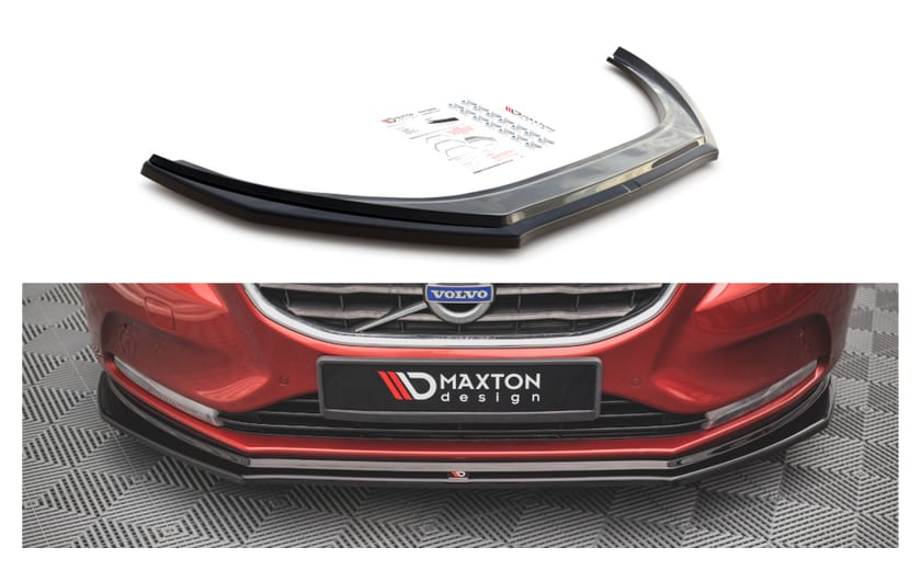 Splitter Volvo V40 przód Gloss Black