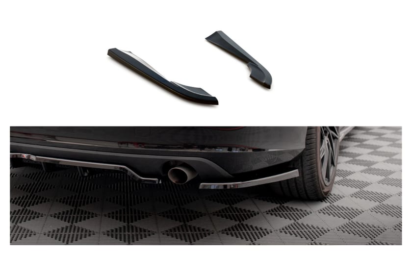 Splitter Volvo V90 II Tył Boczne Gloss Black