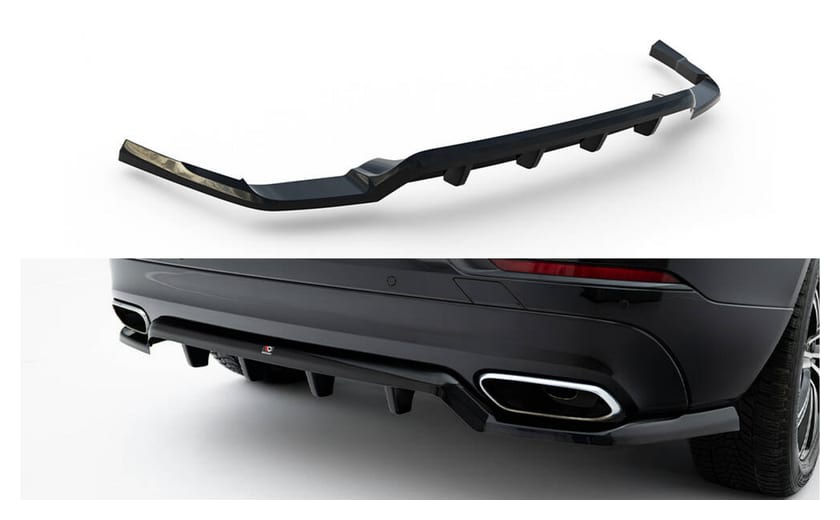 Splitter Volvo XC60 Mk2 Tył Środkowy z Dyfuzorem