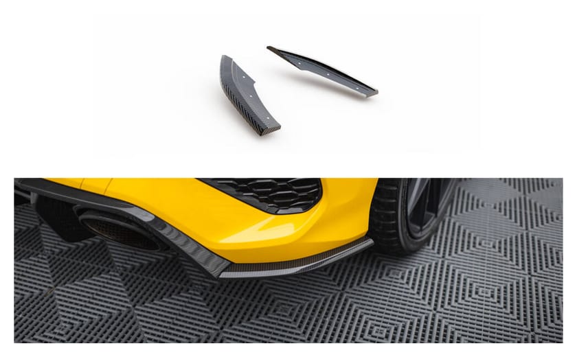 Splittery Audi RS3 8Y Tył Boczne Carbon