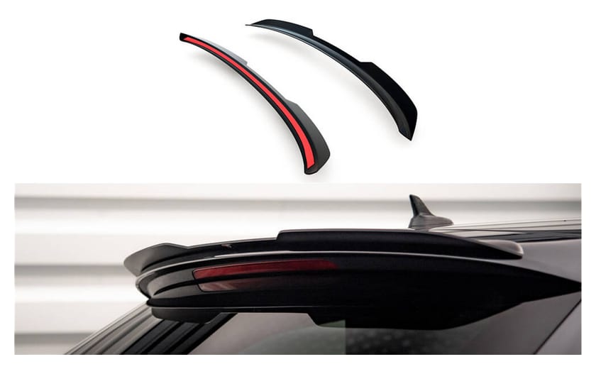 Spoiler Audi A6 C7 Avant Dachowy v.1 Gloss Black