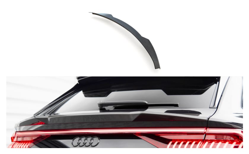 Spoiler Audi RSQ8 4M Tylna klapa dół Carbon