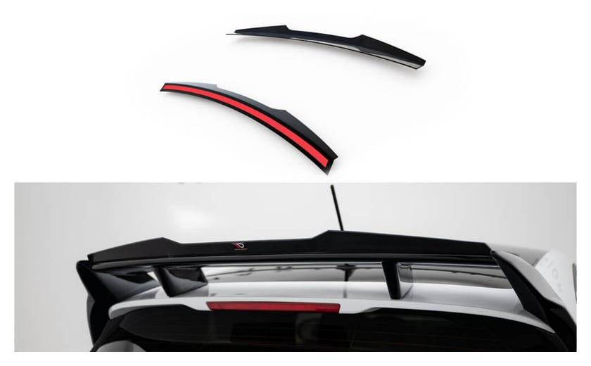 Spoiler Ford Fiesta Standard ST ST-Line Mk8 Tył