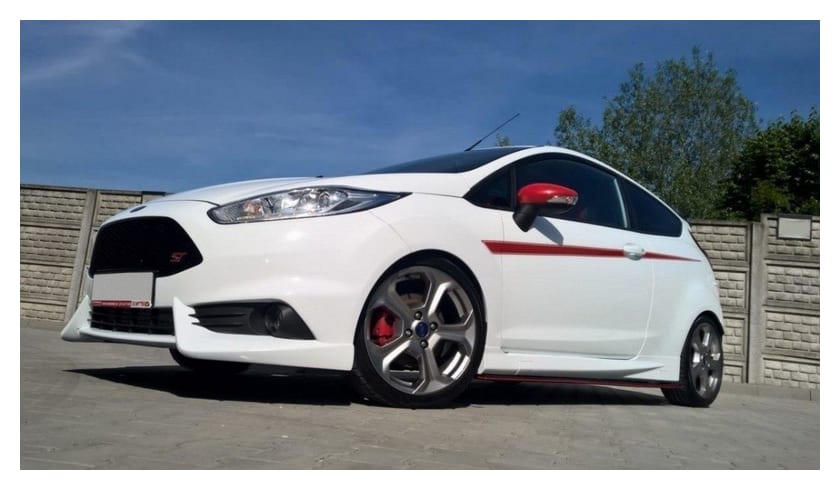 Spoiler Ford Fiesta VII Facelift ST Przód Bez podkładu